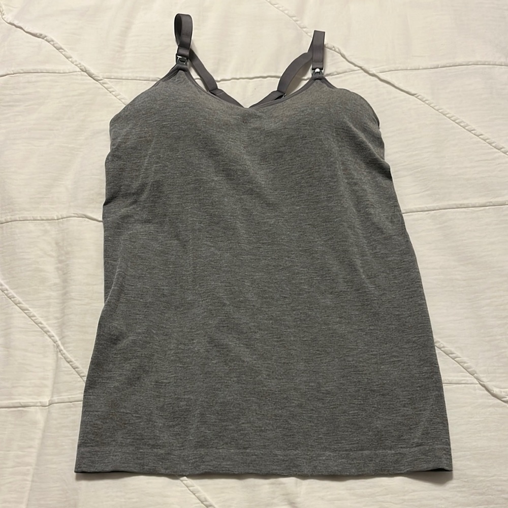 Nursing tank top, brand: Auden, size medium, gray
